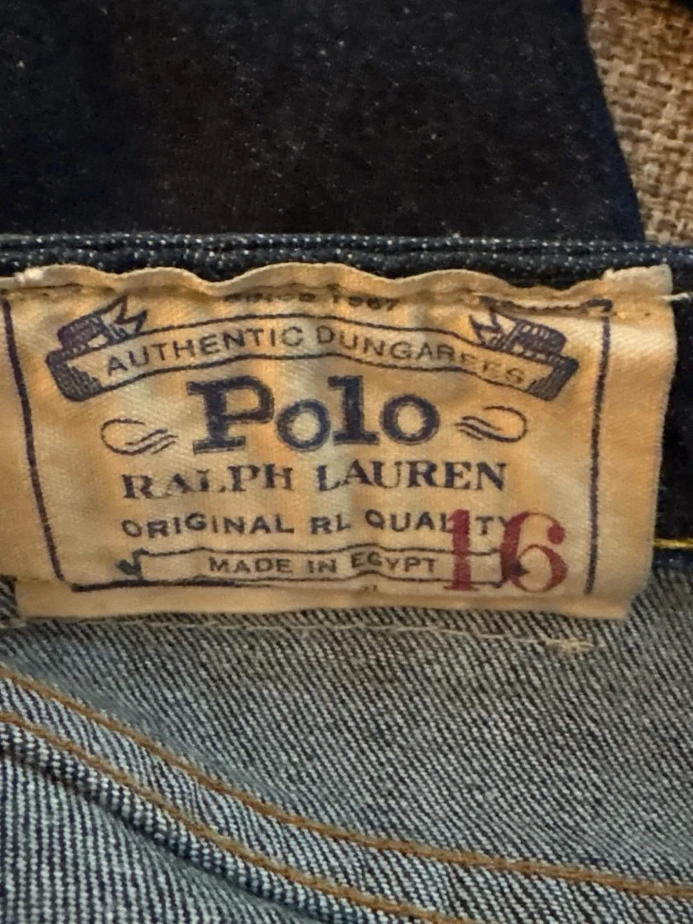 Ralph Lauren Girls Straight-Leg Jeans in Dark Blue Denim